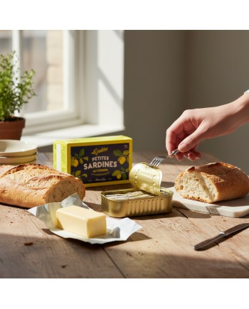 Petites Sardines au Citron et  Huile d'Olive - LA GUILDIVE