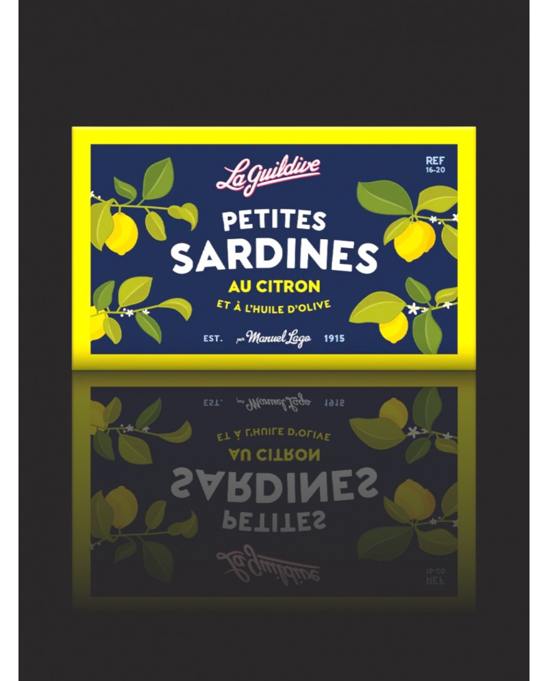 Petites Sardines au Citron et  Huile d'Olive - LA GUILDIVE