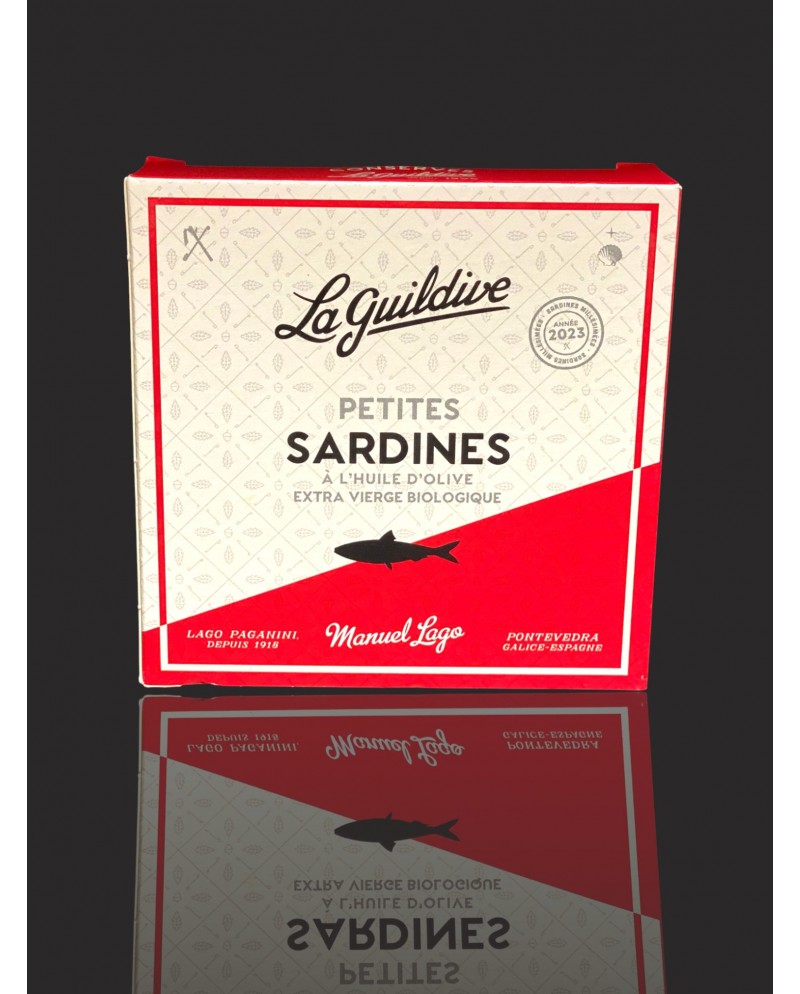Petites sardines à Huile d'Olive BIO - LA GUILDIVE