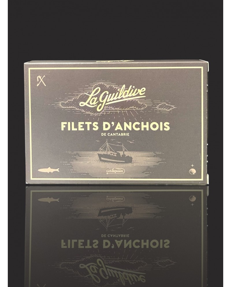 Filets d'Anchois de Cantabrie à Huile d'Olive - LA GUILDIVE
