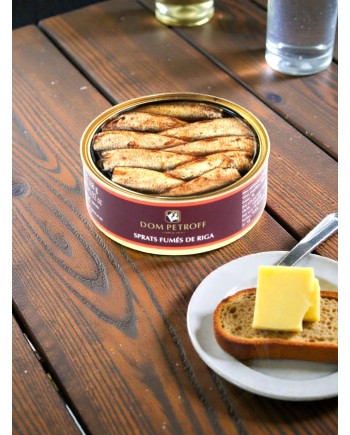Sprats Fumés de Riga - DOM PETROFF